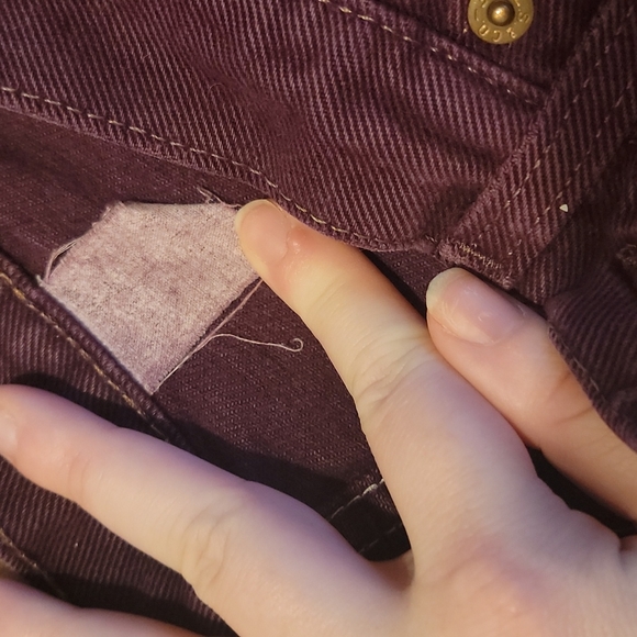 Plum cut offs - Picture 4 of 6